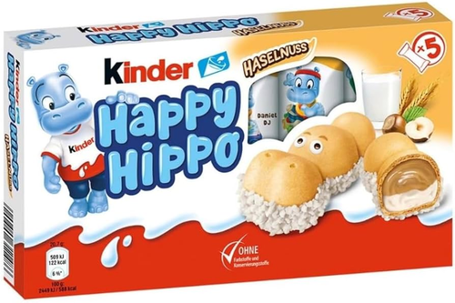 Ferrero Kinder Hippo Haselnus Pack Com 5 Unidades