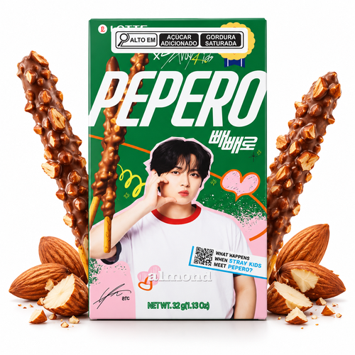 Biscoito Pepero Almond 32G