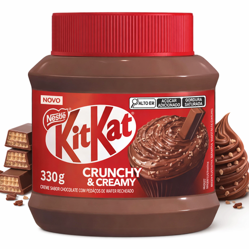 Creme de Chocolate Kit Kat Crunchy & Creany 330G