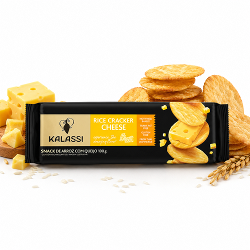 Snack Tai Kalassi Rice Crackers Parmesan & Herbs 100G