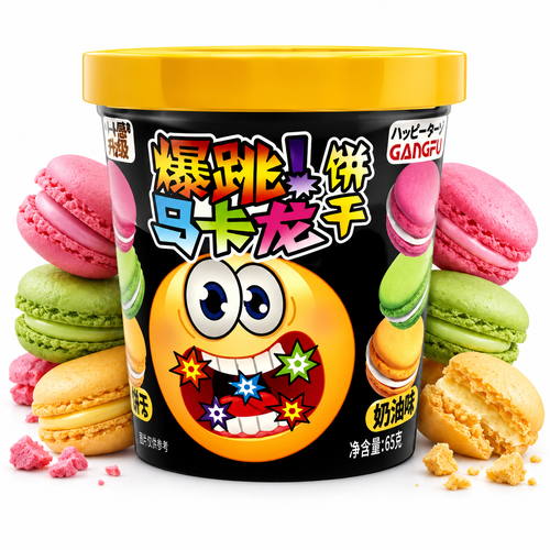 Popping Candy Macarons Creamy 80G