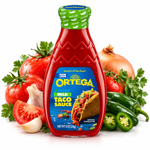 Molho Levemente Apimentado Para Taco Ortega 226G